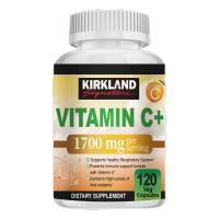 ราคา KIRKLAND Vitamin C capsule 1700 MG ส่งเสริมการสังเคราะห์คอลลาเจน ผลต้านอนุมูลอิสระ (24671463994)