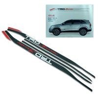 ราคา สติ๊กเกอร์ Sticker TRD Sportivo ขนาด 200x9 cm สีดำแดง 2ชิ้น Toyota Fortuner โตโยต้า ฟอร์จูนเนอร์ ปี 2005 2015 4ประตู ฟอจูนเนอร์ สินค้าราถูก คุณภาพดี Sticker (1839098527)