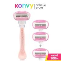 ราคา Oni 4 Blades Smooth Razor Set 1Razor 1Refill โอนิ มีดโกนขน สำหรับผู้หญิง พร้อมใบมีด (24817743620)