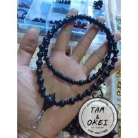 ราคา สร้อยคอประคำไม้งิ้วดำ แขวน พระเครื่อง (16244361453)