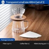 ราคา BINCOO Coffee Dripper Set Filter Cup Coffee Pot Set Coffee Sharing Pot Strainer Cup Extraction Filter Coffee Utensils 400ML 600ML (22759812752)