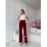 ราคา กางเกงขาม้าเอวสูง รุ่นตะขอหน้า ผ้าโรเชฟ ผ้าหนานุ่ม ทรงสวย (22070218018)