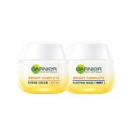 ราคา แท้ พร้อมส่ง Garnier Bright Complete Vitamin C Serum Cream SPF30 PA เดย์ครีม SPF30 50ml ไนท์ครีม 50ml Garnier Day Night Cream ครีมบำรุง (24082375668)
