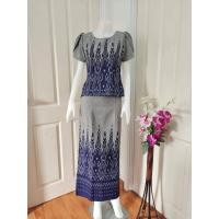 ราคา ชุดเซตเสื้อ กระโปรงผ้าไทย ชุดเสื้อผ้าถุงผ้าไทย ชุดไปทำบุญ ผ้าถุงลายไทย ชุดเข้าเซทผู้หญิง ชุดผ้าไทย (22691199686)