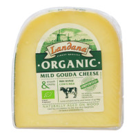 ราคา ลันดานา ออร์แกนิคมายด์ดัทช์เกาด้าชีส 200 กรัม Organic Mild Dutch Gouda Cheese 200g Landana brand (15124295644)