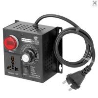 ราคา เครื่องควบคุมแรงดันไฟฟ้า Ac 220V 4000W ขนาดกะทัดรัดแบบพกพา SCR ตัวควบคุมแรงดันไฟฟ้ามอเตอร์ตัวควบคุมความเร็วอิเล็กทรอนิกส์ Dimmer Thermostat Governing SCR Voltage Regulator Motor Speed Controller Elec 
