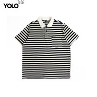 ราคา YOLO เสื้อยืดคอปก OVERSIZE เสื้อยืดคอปกโอเวอร์ไซส์ เสื้อคอตตอน คอปก แนวสตรีท Y2553 (24555771409)