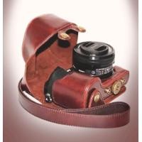 ราคา กระเป๋าหนัง pu ฝากระเป๋ากล้อง รัดสำหรับ Sony Alpha A6000 A6300 Nex6 16 แบบ 50มมเลนส์ COFFEE Niyom Store 0859 (9567734766)