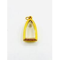 ราคา กรอบพระ งานทองเลเซอร์24k ใส่พระกริ่งหรือหลวงปู่ทวดขนาด1 8x3 5 ขนาดพระไม่ต้องวัดเผื่อ PVD coating ไม่ลอกไม่ดำ งานดีสีสวย 1ชุดมีห่วงมียางรองให้พร้อมใส่ (22256081305)