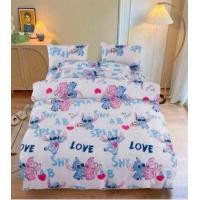 ราคา ชุดผ้าปูที่นอนลายสติช ครบชุด6ชิ้น ขนาด3 5 5 6ฟุต (24696656130)