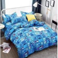 ราคา ชุดผ้าปูที่นอนลายสติช ครบชุด6ชิ้น ขนาด3 5 5 6ฟุต (13328330938)