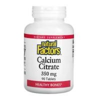 ราคา Natural Factors Calcium Citrate 350 mg 90 Tablets (21208881224)