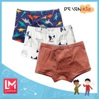 ราคา SUPER SALE Free Gift DELON Kid 1 pack 3 pc กางเกงใน ขาสั้น กางเกงในเด็กชาย เปิดเป้าได้ 3 14 ปี ผ้าคอตตอน ผ้าเนื้อนุ่มใส่สบาย AA9001 ลายพิมพ์น่ารัก เสื้อผ้าเด็ก (24794165227)