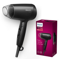 ราคา PHILIPS EssentialCare ไดร์เป่าผม สีดำ 1200W ด้ามจับพับเก็บได้ รุ่น BHC010 10 รับประกัน 2 ปี (24660420586)