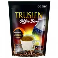 ราคา Truslen Coffee Bern Instant Coffee Mix Powder ทรูสเลน บล็อค กาแฟไขมันต่ำ ไม่มีน้ำตาล ช่วยเผาผลาญแป้ง 13g x 30ซอง (437088841)