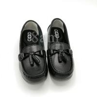 ราคา ส่งเร็วพิเศษ 8am รองเท้าเพื่อสุขภาพหนังแท้ หนังวัว รองเท้าคัทชู พี้นแบน หนังนิ่มมาก พี้นยางสั่งทำพิเศษ พื้นนิ่มมาก พี้นสูง1เซน X08004 (15161093250)