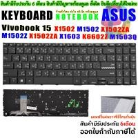 ราคา คีย์บอร์ด Keyboard For ASUS Vivobook 15 X1502 M1502 X1502ZA M1502Z X1502ZA X1603 K6602Z M1503Q (22643142566)