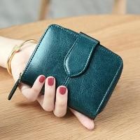 ราคา BANYANU ผู้หญิงซิปเหรียญกระเป๋าสตางค์หนังวัวแท้กระเป๋าสตางค์ขนาดเล็กสำหรับผู้หญิง (18038724912)