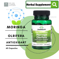 ราคา สารสกัดจากมะรุม Swanson Full Spectrum Moringa Oleifera 400 mg x 60 แคปซูล Capsules (23873935643)