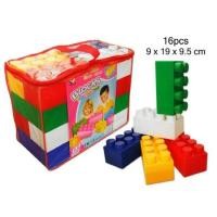ราคา Kids learning ตัวต่อชิ้นใหญ่ 16 ชิ้น ไซ้จัมโบ้ ตัวต่อสำหรับเด็ก ตัวต่อจัมโบ้ บล็อกตัวต่อชิ้นใหญ่ ตัวต่อชิ้นใหญ่ (21139502887)