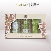 ราคา ของแถมเท่านั้น AKALIKO Body Moisturizer Travel Set กลิ่น Green Olive อะกาลิโก ชุดครีมบำรุงผิวแบบพกพา (24968704950)