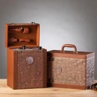 ราคา กล่องใส่ไวน์แดงหนัง กล่องบรรจุภัณฑ์ไวน์วินเทจ กล่องของขวัญ 6 ขวด กล่องบรรจุภัณฑ์ไวน์แดงแบบพกพา เคสไวน์แดง กล่องใส่ไวน์แดงขนาดเล็ก (24561909658)