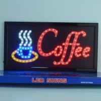 ราคา ป้ายไฟ LED ป้ายไฟ Coffee ป้ายไฟหน้าร้าน ป้าย ไฟ เปิด หน้า ร้าน ตกแต่งหน้าร้าน ประดับร้านสวยงาม เพิ่มความโดดเด่น (7489757145)