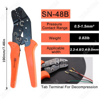 ราคา คีมยำหัวขั้วต่อท่อ คีมย้ำหางปลาสายไฟ คีมย้ำสาย ย้ำสายไฟ 10 1 0 6 50mm ² AWG เครื่องมือจีบหกเหลี่ยมหางปลาสายแบตเตอรี่อุปกรณ์ทำมือ HX 50B wire crimper (23778657990)