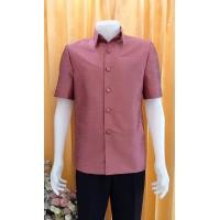 ราคา เสื้อซาฟารี สูทชายผ้าไหมแพรทิพย์ ซับไหล่อัดผ้ากาวทั้งตัว ผ้าไทย เสื้อทำบุญ ชุดทำงาน เสื้องานบุญ เสื้อไปวัด (19905397994)