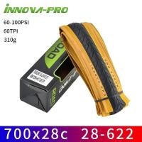 ราคา INNOVA 700x28C 700x32C 700x35C Gravel Road Bike ยาง 60TPI น้ําหนักเบาพับ 700C จักรยานสีเหลือง Sidewall ยาง IA 2406 (24580449797)