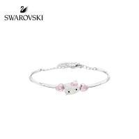 ราคา SWAROVSKI TH Swarovski HELLO KITTY HEART Bracelet Female Personality Adjustable Bracelet Jewelry Hundred Matching Accessories (22476636515)