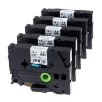 ราคา Brother TZE 231 TZE231 เทปลามิเนต 12 มม สำหรับ Brother P touch Label Maker PT H107B PT H110 PT D200 PT D210 PT D400 PT D450 PT P300BT PT P700 PT 1230PC PT 1280 PT 1880 5 แพ็ค TZ 231 TZ231 Ptouch เทปติ