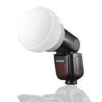 ราคา Godox AK R22 Diffuser Dome โดมกระจายแสง สําหรับแฟลช หัวกลม GODOX V1 AD100PRO AD200 AD200PRO (24697113545)