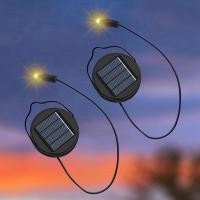 ราคา 2pack Solar Lights Replacement Top Outdoor Lantern Solar Light Parts Waterproof Decorative for Outdoor Lanterns Waterproof Solar Replacement Top (24932453946)