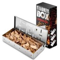 ราคา New Smoker Box BBQ Smoker Box Wood Chips For Indoor Outdoor Charcoal Gas Barbecue Grill Meat Infused Smoke Flavor Accessories iodz29 shop (22968610469)