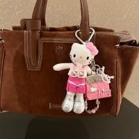 ราคา YADUN Sanrio Hello Kitty ขายาวตุ๊กตาพวงกุญแจน่ารักการ์ตูน KT อะนิเมะแมวอุปกรณ์เสริมกระเป๋าเป้สะพายหลังจี้ของขวัญสำหรับเด็ก (24531948166)