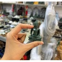 ราคา แกะสลัก พระพุทธรูปปางสมาธิ หินเขียวอินเดีย หน้าตัก 3 5เซน ความสูง 5 5เซน (24581991857)