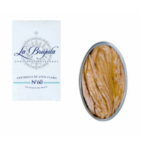 ราคา ลา บรูฆูลา ท้องปลาทูน่าเหลืองในน้ำมันมะกอก No 65 ขนาด 110 กรัม Yellowfin Tuna Belly in Olive Oil No 65 110g La Brujula brand (24396595414)