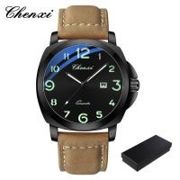 ราคา CHENXI นาฬิกาผู้ชายหรูหราแฟชั่นนาฬิกาควอตซ์สําหรับชายกันน้ํานาฬิกาข้อมือนาฬิกาสายหนังนาฬิกา Reloj 2025 ใหม่ (24709040609)
