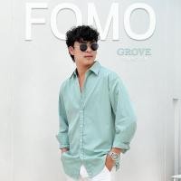 ราคา Fomo เชิ้ตแขนยาว สีชาเขียว เสื้อเชิ้ตสีพาสเทล (21527094511)