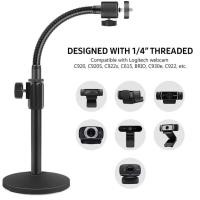 ราคา ยืดหยุ่น360 หมุนเว็บแคมขาตั้ง1 4 Desktop Webกล้องขาตั้งกล้องGooseneckยืนสำหรับLogitech Web cam (22913309756)