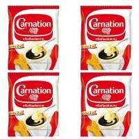 ราคา carnation condensed milk คาร์เนชัน นมข้นหวาน แบบถุง ขนาด 2Kg แบบ 4 ถุง (24618389017)