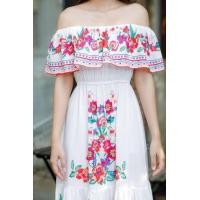 ราคา เดรสปาดไหล่ เดรสโบฮีเมี่ยน ชุดเดรสยาว (19472481568)