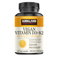 ราคา KIRKLAND Vitamin D3 K2 Capsules ส่งเสริมการดูดซึมแคลเซียม เสริมสร้างกระดูกและฟัน (24619705965)