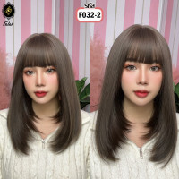 ราคา Falah วิกผม ผมปลอม แฮร์พีช ผมตรง สไลด์ผมสไตล์เกาหลี หน้าม้าซีทรู แถมเน็ทฟรี พร้อมส่ง (16940337342)