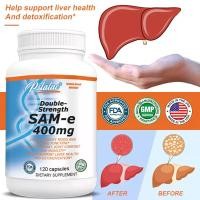 ราคา Pslalae Double Strength SAM E 400Mg อาหารเสริมวิตามิน เสริมความจํา เพื่อสุขภาพข้อต่อ และตับ อาหารเสริมจากธรรมชาติ (23914576581)