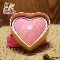 ราคา British Make Up Revolution Rainbow Unicorn High Gloss Love Shaped Eye Shadow Blush Nude Makeup Rouge (21192287991)