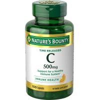 ราคา Natures bounty Time Release Vitamin C 500 mg with Bioflavonoids ขนาด 100 แคปซูล แบบแตกตัวต่อเนื่อง (20949065059)