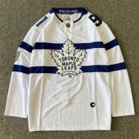 ราคา เสื้อกีฬาแขนยาว ปักลาย Nhl hockey jersey ทรงหลวม สไตล์ฮิปฮอป เรโทร (18173813206)