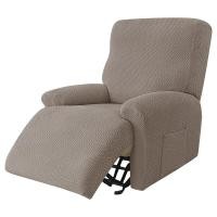 ราคา 1 ที่นั่ง Jacquard Recliner โซฟายืดหยุ่นอาร์มแชร์ลื่น Spandex ยืด Recliner เก้าอี้ Slipcovers ห้องนั่งเล่น (24709311652)